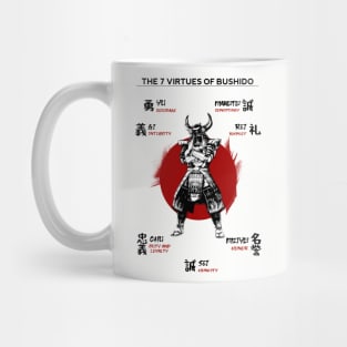 The Seven Virtues of Bushido Mug